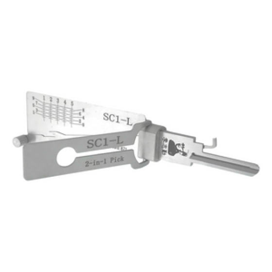 Original Lishi Tool 2-In-1 Pick and Decoder SC1-L
